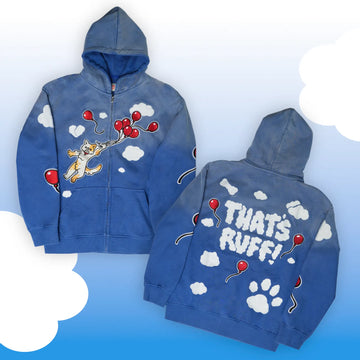 Blotches Floating Zip-Up Hoodie