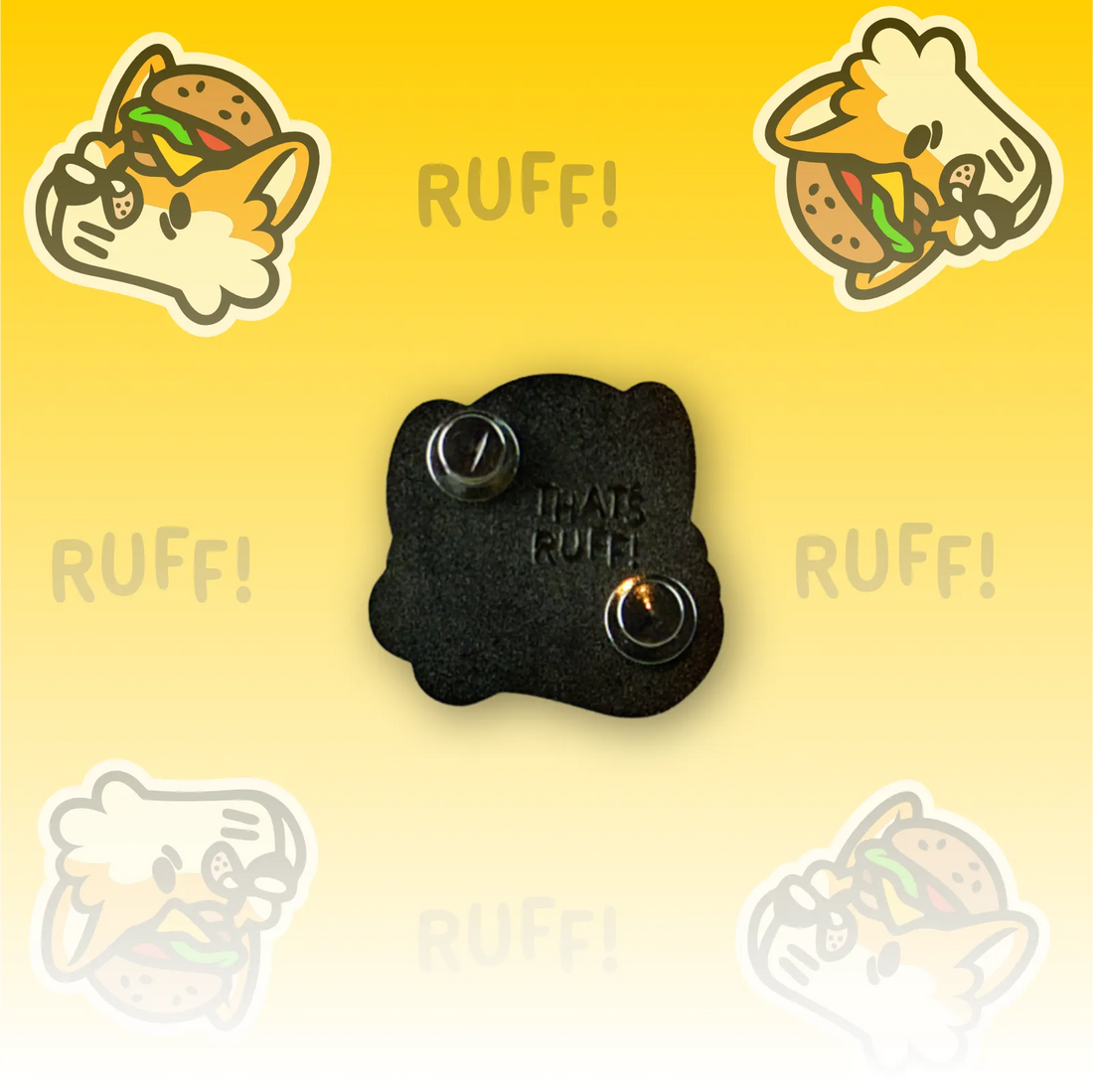 Linguine Headshot Pin