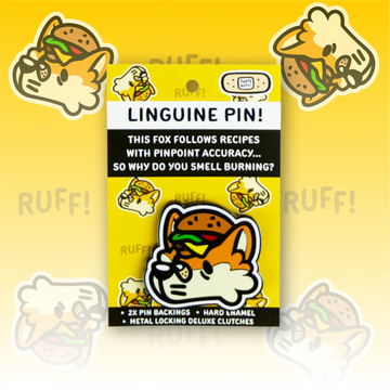 Linguine Headshot Pin