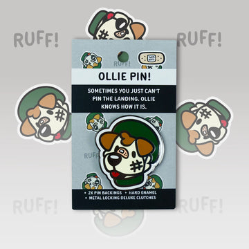 Ollie Headshot Pin