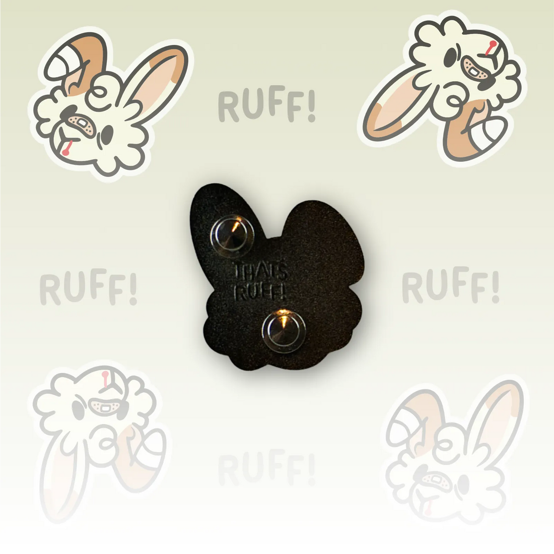 Tumbles Headshot Pin